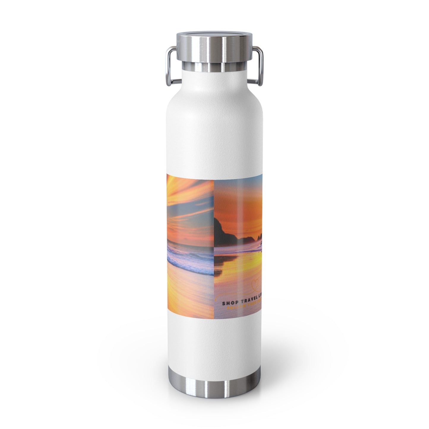 SeaSideChill™: Copper Vacuum Insulated Bottle 22oz