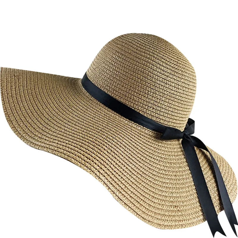 SunFlick™️ Floppy Foldable Straw Hat