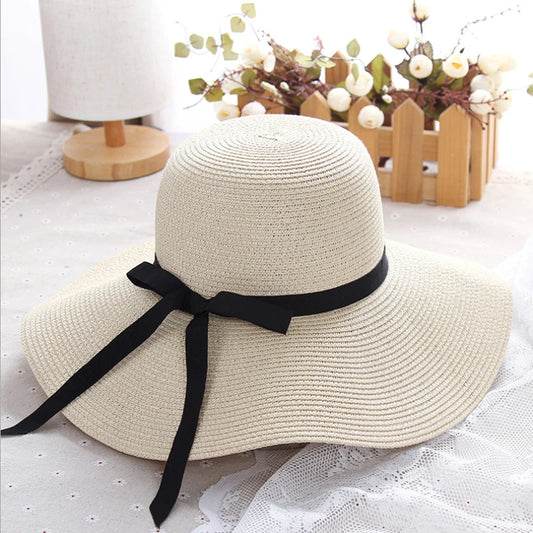 SunFlick™️ Floppy Foldable Straw Hat