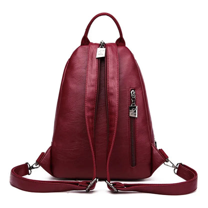 ChicFlair™ Vintage Leather Backpack