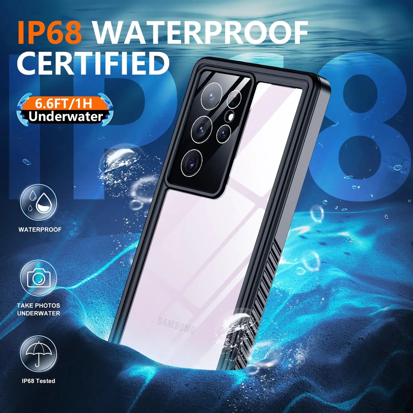 AquaGuard™ Waterproof Case for Samsung Galaxy Phones