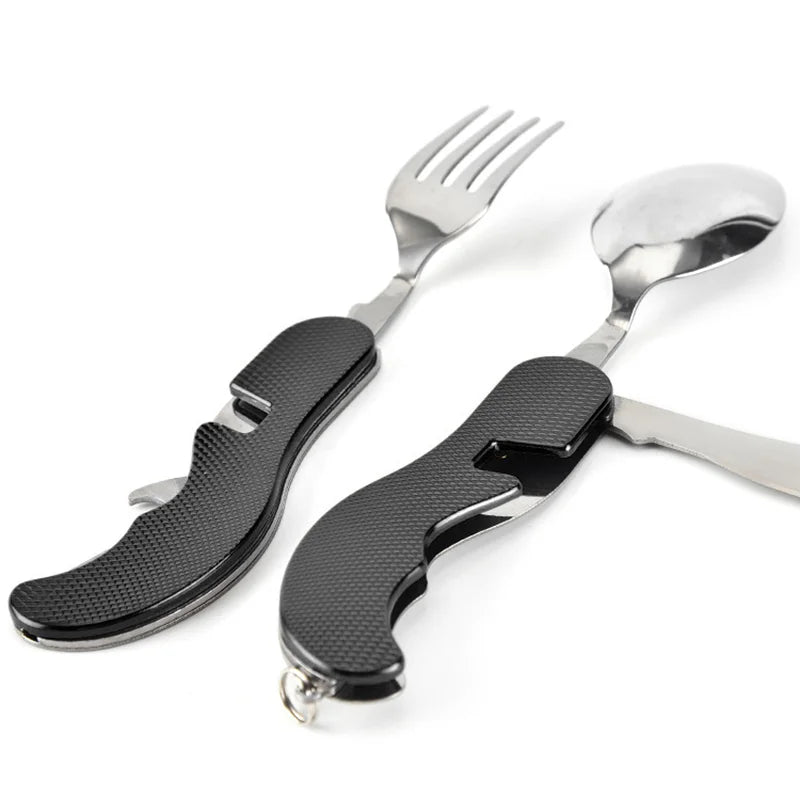 AdventureChef™ 4-in-1 Stainless Steel Tableware Set