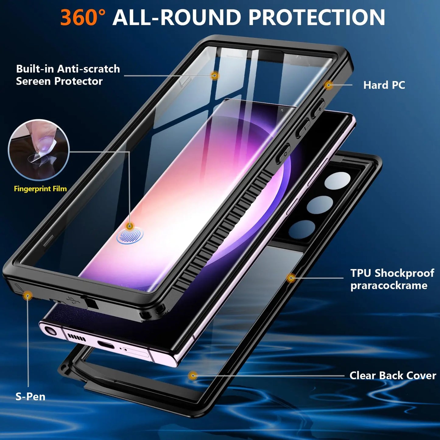 AquaGuard™ Waterproof Case for Samsung Galaxy Phones