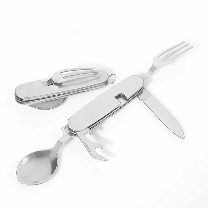 AdventureChef™ 4-in-1 Stainless Steel Tableware Set