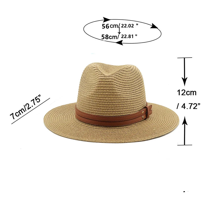 SunSway™ Panama: Stylish Summer Straw Hat