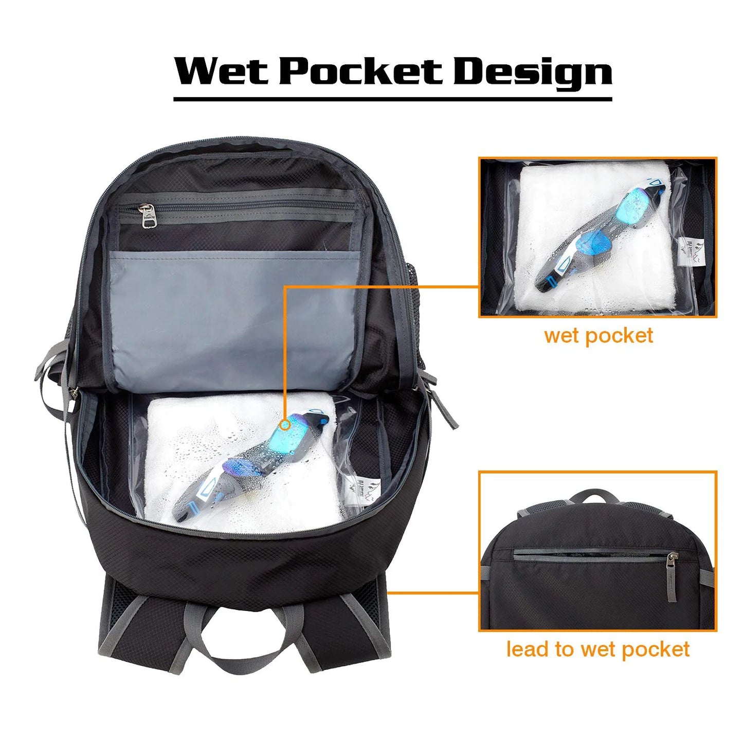 Professional 40L Ultralight Waterproof Backpack