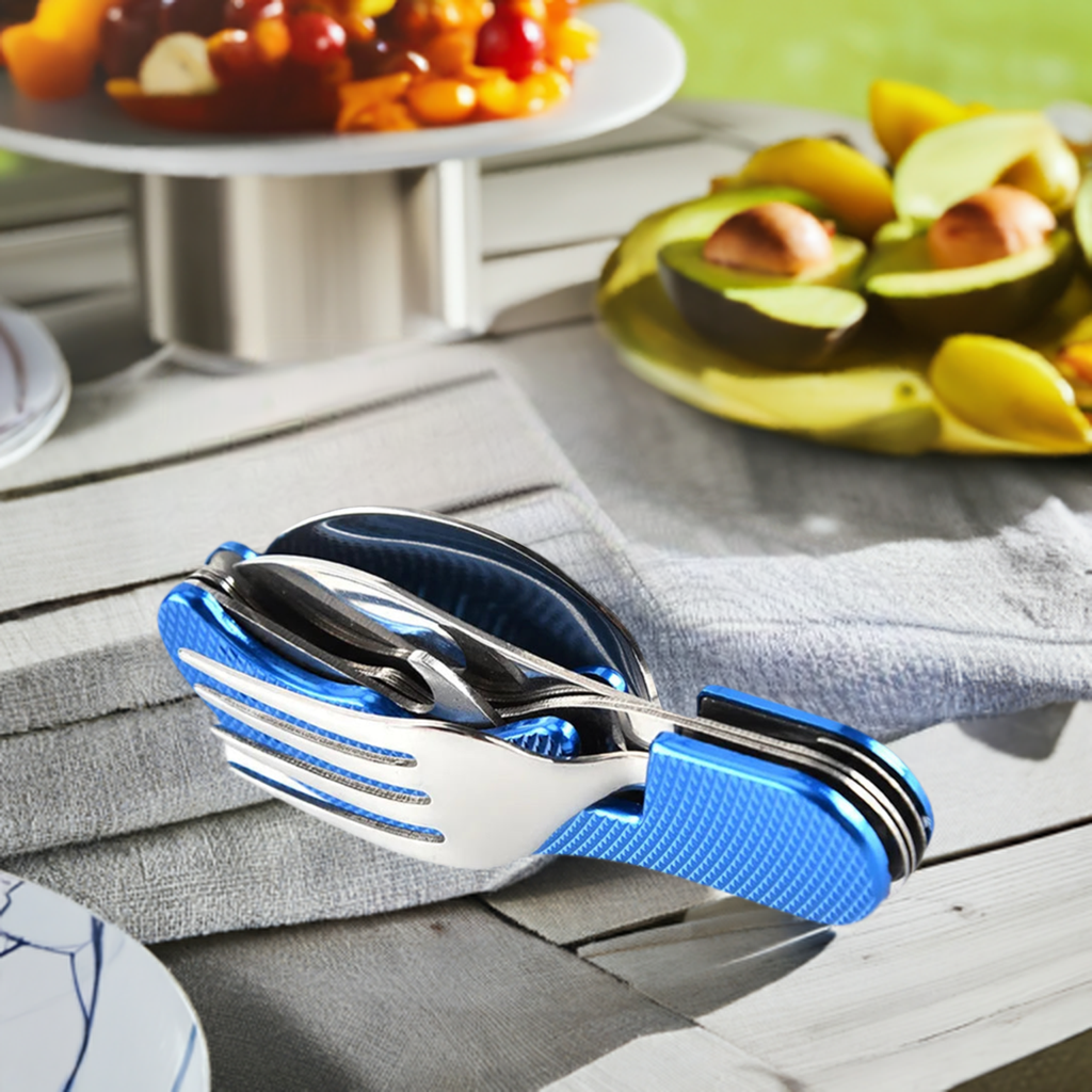 AdventureChef™ 4-in-1 Stainless Steel Tableware Set