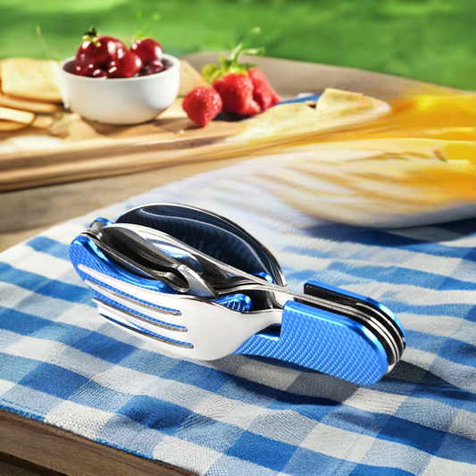 AdventureChef™ 4-in-1 Stainless Steel Tableware Set