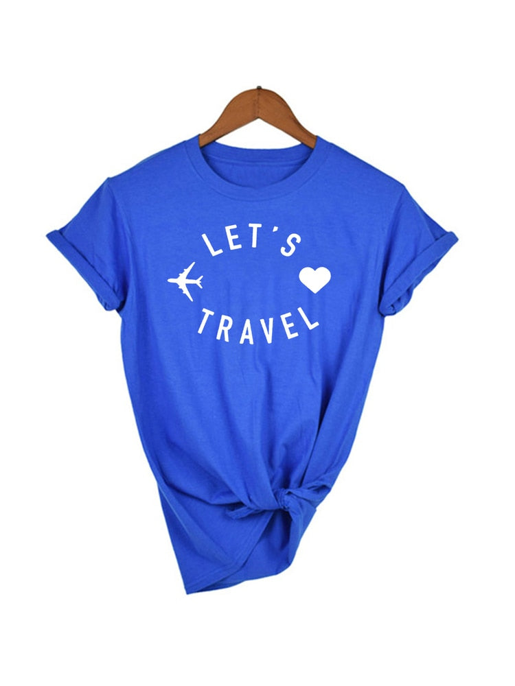 Let's Travel Casual T-Shirts