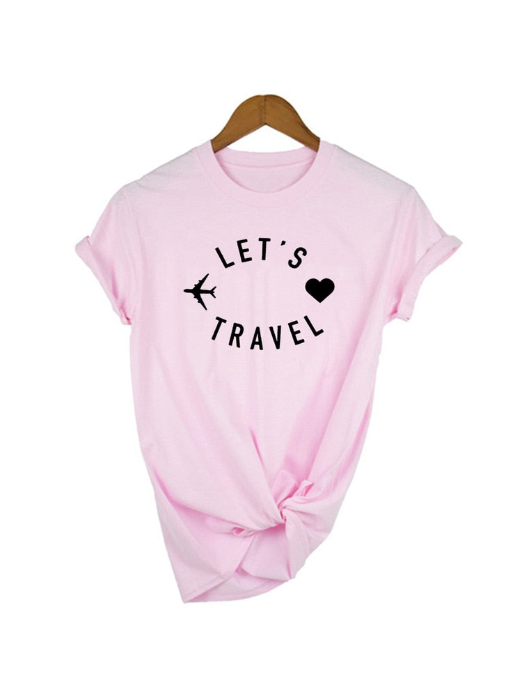 Let's Travel Casual T-Shirts