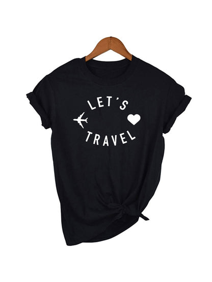 Let's Travel Casual T-Shirts