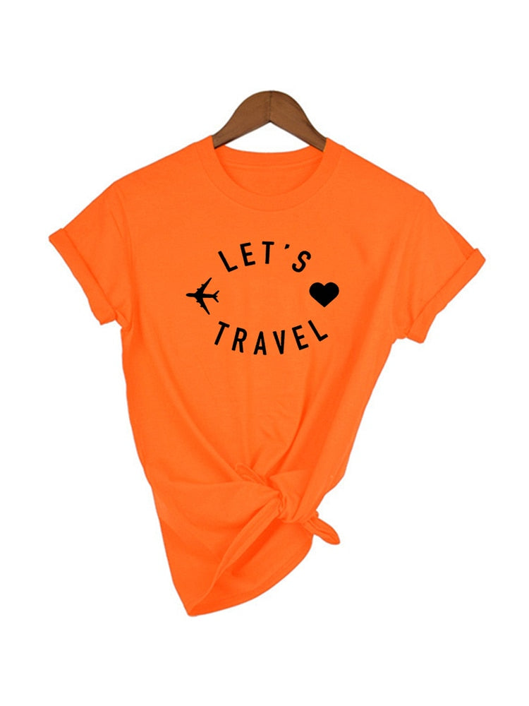 Let's Travel Casual T-Shirts