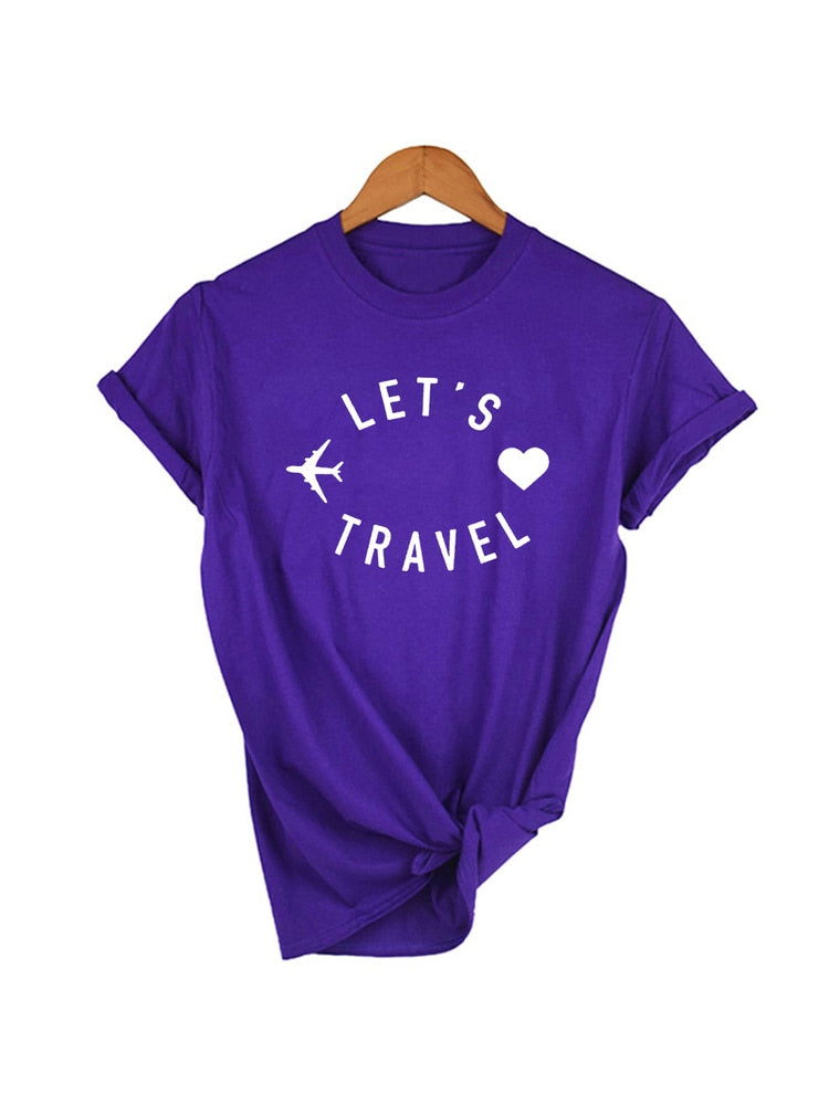 Let's Travel Casual T-Shirts