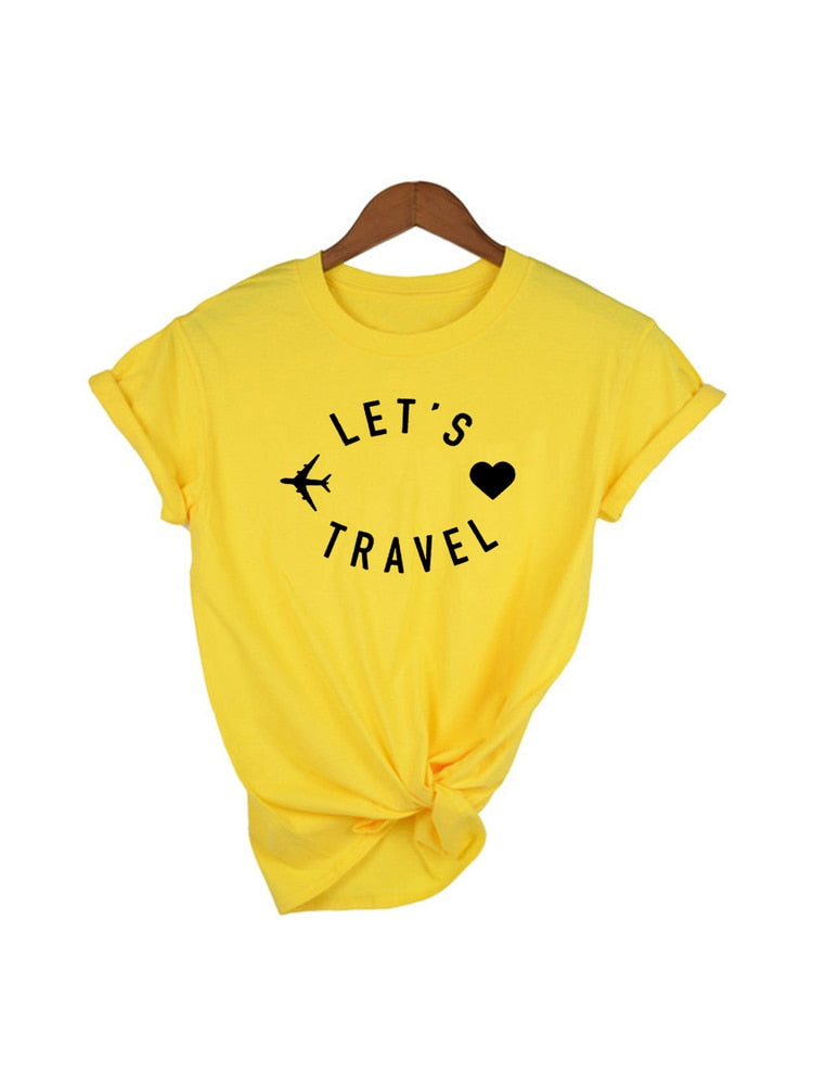 Let's Travel Casual T-Shirts